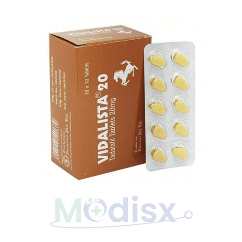 Vidalista 20 mg | ED treatment - Tadalafil - Dosage & Precaution