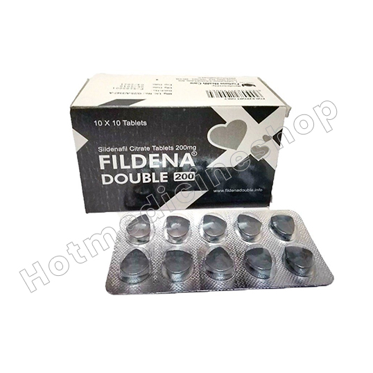 Get Fildena Double 200 mg Dose Of Sildenafil at low Cost
